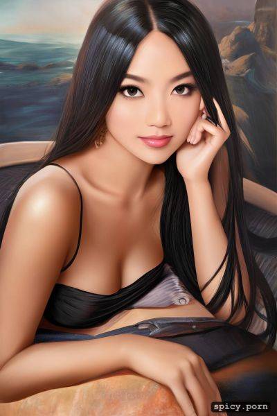 Modern mona lisa black hair - spicy.porn on pornintellect.com