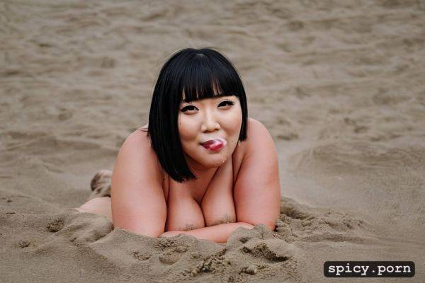 Portrait, bobcut hair, precise lineart, on beach, bdsm, korean milf - spicy.porn - North Korea on pornintellect.com