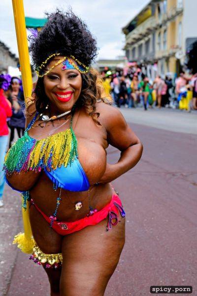 Huge natural boobs, 58 yo beautiful performing mardi gras street dancer - spicy.porn on pornintellect.com