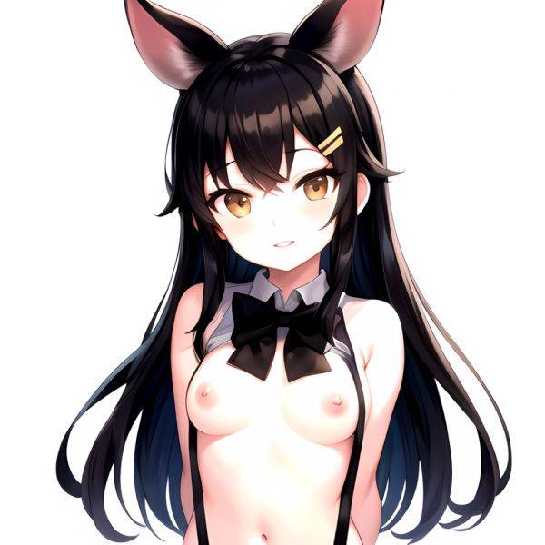 1girl Aardvark Kemono Friends Animal Ears Bare Shoulders Black Bow Black Bowtie Black Hair Bow Bowtie Breasts Brown Eyes Cropped, 3985804586 - AIHentai - aihentai.co on pornintellect.com