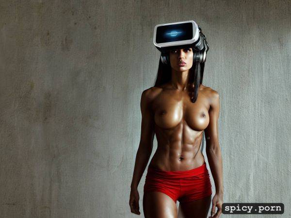 Athletic body, centered, sexy indian woman, wearing headphones - spicy.porn - India on pornintellect.com