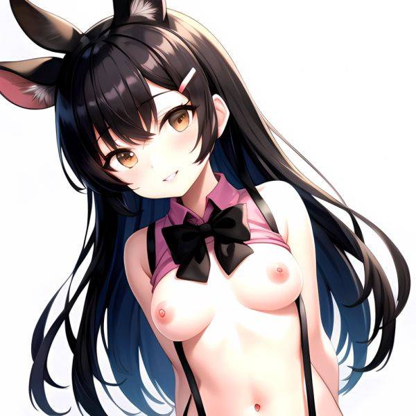 1girl Aardvark Kemono Friends Animal Ears Bare Shoulders Black Bow Black Bowtie Black Hair Bow Bowtie Breasts Brown Eyes Cropped, 3903718618 - AIHentai - aihentai.co on pornintellect.com