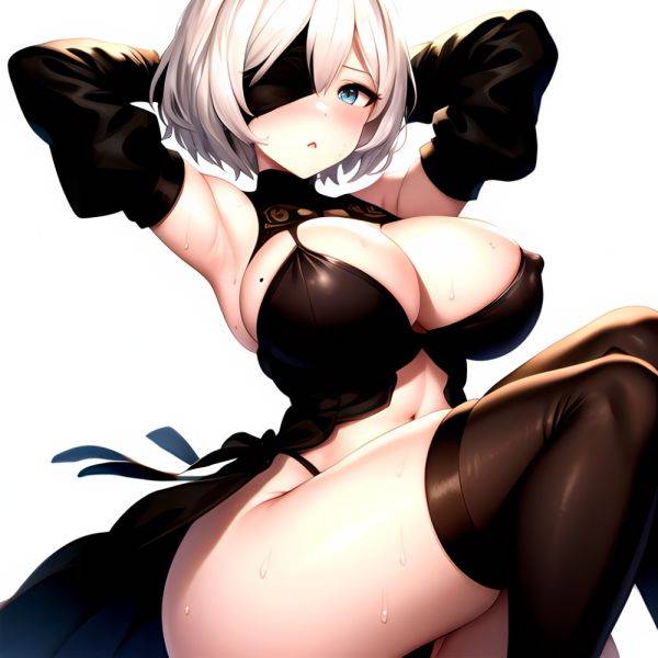 1girl 2b Nier Automata Areola Slip Arms Behind Head Arms Up Ass Expansion Blindfold Blush Breast Expansion Breasts Bursting Brea, 267506089 - AIHentai - aihentai.co on pornintellect.com