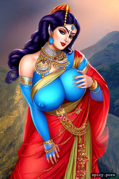 Hindu goddess sita, 8k, masterpiece, highres, naked, red saree - spicy.porn on pornintellect.com