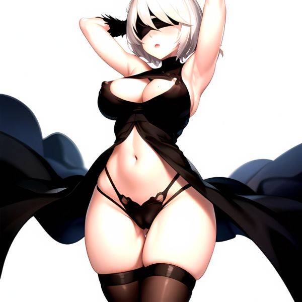 1girl 2b Nier Automata Areola Slip Arms Behind Head Arms Up Ass Expansion Blindfold Blush Breast Expansion Breasts Bursting Brea, 605777006 - AIHentai - aihentai.co on pornintellect.com