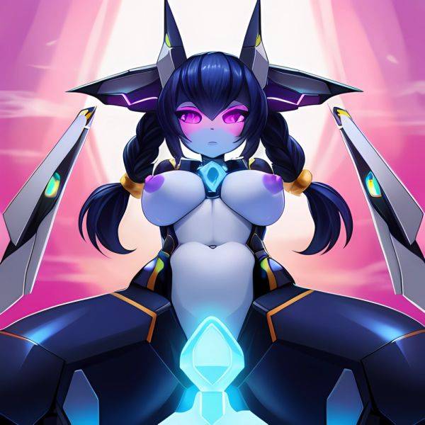 Android Exposed Breasts Pov Gynoid Mecha Girl Robot Robot Girl Twintails Vermana Arms Behind Back, 479611466 - AIHentai - aihentai.co on pornintellect.com