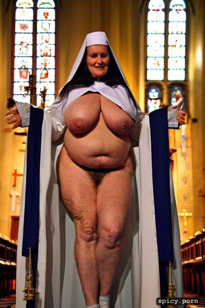 Thick legs, ultrarealistic, full body face, white nun 65 years old hairy - spicy.porn on pornintellect.com