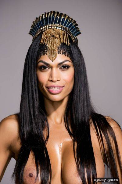 Ultra detailed, egyptian ethnicity, big tits, oiled, rosario dawson as cleopatra - spicy.porn - Egypt on pornintellect.com