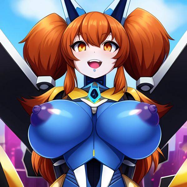 Android Exposed Breasts Pov Gynoid Mecha Girl Robot Robot Girl Twintails Vermana Arms Behind Back, 3504743605 - AIHentai - aihentai.co on pornintellect.com