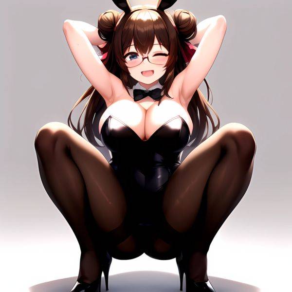 Namhorm Puzenketsu 1girl D Animal Ears Arms Behind Head Armpits Bare Arms Bare Shoulders Black Footwear Black Leotard Breasts Br, 2944269931 - AIHentai - aihentai.co on pornintellect.com