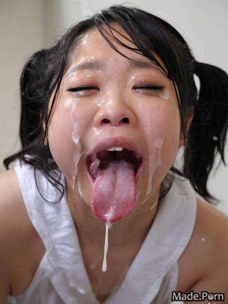 Wet short hair black hair surprised woman 18 gloryhole AI porn - made.porn on pornintellect.com