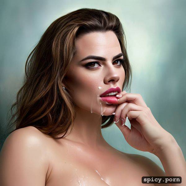 Hayley atwell busty, 4 fingers und 1 thumb, facial cum, anatomically correct - spicy.porn on pornintellect.com