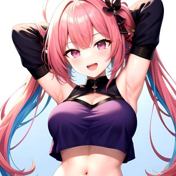 1girl D Absurdres Armpits Arms Behind Head Azur Lane Blush Breasts Bremerton Azur Lane Crop Top Highres Large Breasts Looking, 1931715908 - AIHentai - aihentai.co on pornintellect.com