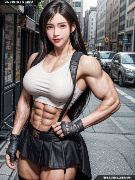 Tifa Muscle Growth AI Animation - erome.com on pornintellect.com