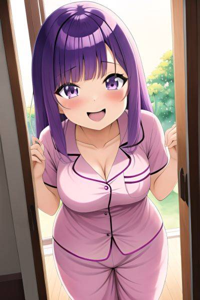 Anime Chubby Small Tits 70s Age Laughing Face Purple Hair Straight Hair Style Dark Skin Watercolor Hospital Close Up View Bending Over Pajamas 3662313032590482236 - AI Hentai - aihentai.co on pornintellect.com
