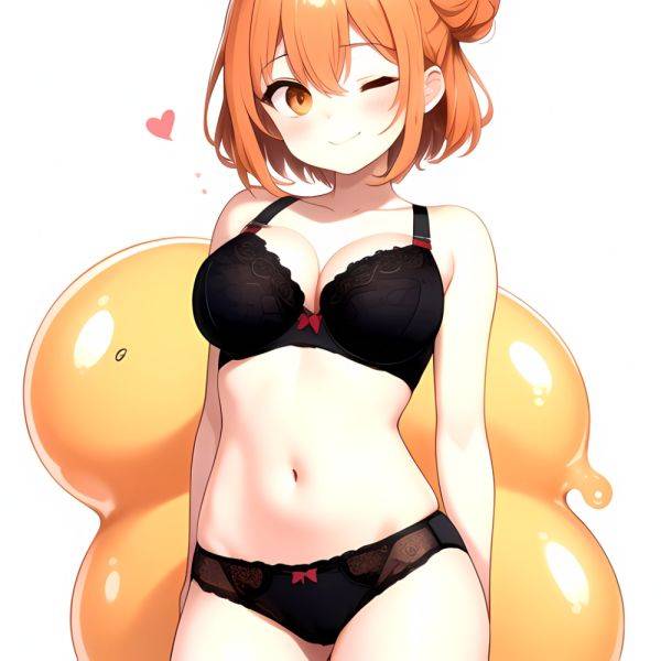 Yuigahama Yui S Mother 1girl Arms Behind Back Black Bra Black Panties Blush Bra Breasts Closed Mouth Hair Between Eyes, 2370234009 - AI Hentai - aihentai.co on pornintellect.com
