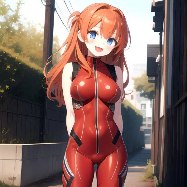 Souryuu Asuka Langley 1girl Blue Eyes Bodysuit Breasts Large Breasts Long Hair Looking At Viewer Open Mouth Orange Hair Plugsuit, 1153045746 - AI Hentai - aihentai.co on pornintellect.com