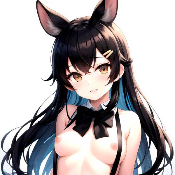 1girl Aardvark Kemono Friends Animal Ears Bare Shoulders Black Bow Black Bowtie Black Hair Bow Bowtie Breasts Brown Eyes Cropped, 3039251598 - AI Hentai - aihentai.co on pornintellect.com