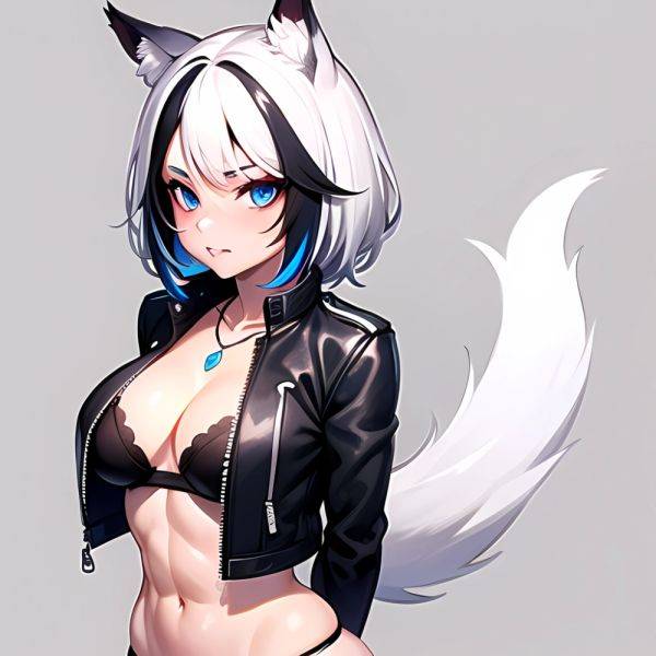 Solo 1girl Abs Animal Ears Aria Crystalplanet00 Bbc Chan Biting Black Hair Black Sclera Blue Eyes Breasts Colored Sclera Cropped, 2045009916 - AI Hentai - aihentai.co on pornintellect.com