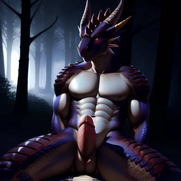 Anthro Dragon Male Solo Abs Cum Dripping Muscular Dragon Penis Genital Slit Furry Sitting Realistic Scales Detailed Scales Textu, 2684810150 - AI Hentai - aihentai.co on pornintellect.com