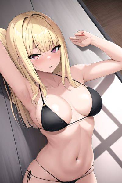 Anime Skinny Small Tits 60s Age Ahegao Face Blonde Bangs Hair Style Light Skin Charcoal Prison Side View On Back Bikini 3663287128672064165 - AI Hentai - aihentai.co on pornintellect.com