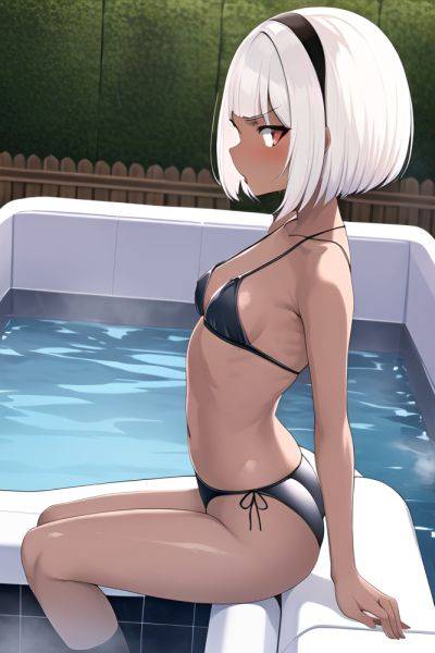 Anime Skinny Small Tits 60s Age Angry Face White Hair Bobcut Hair Style Dark Skin Skin Detail (beta) Hot Tub Side View Straddling Schoolgirl 3663356707494555871 - AI Hentai - aihentai.co on pornintellect.com