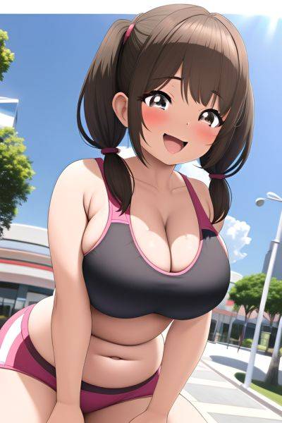 Anime Chubby Small Tits 60s Age Laughing Face Brunette Pigtails Hair Style Dark Skin 3d Mall Close Up View Working Out Bra 3663387632992605324 - AI Hentai - aihentai.co on pornintellect.com