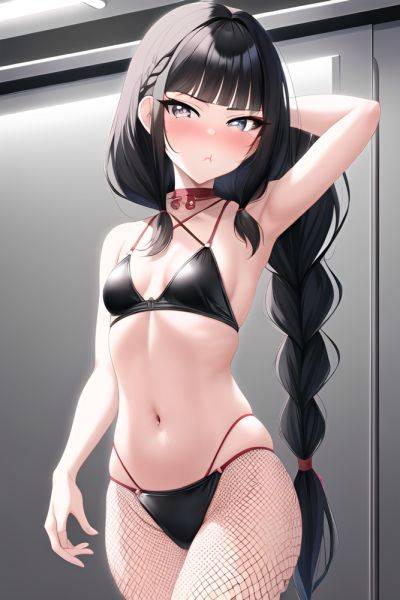 Anime Skinny Small Tits 40s Age Pouting Lips Face Black Hair Braided Hair Style Light Skin Black And White Train Front View Gaming Fishnet 3663395363933827408 - AI Hentai - aihentai.co on pornintellect.com