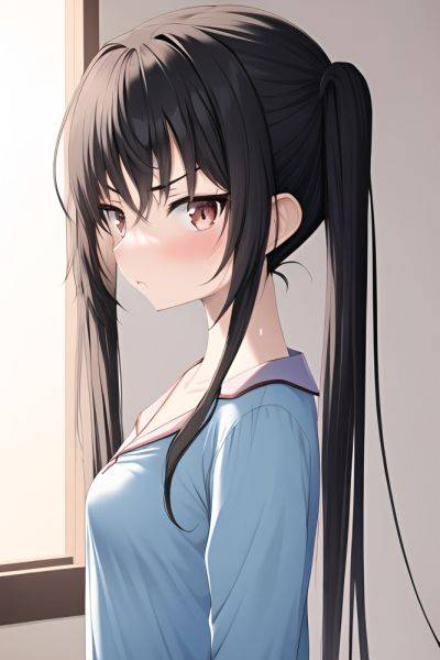 Anime Skinny Small Tits 18 Age Serious Face Black Hair Pigtails Hair Style Light Skin Soft Anime Oasis Side View Cumshot Pajamas 3663519056909534942 - AI Hentai - aihentai.co on pornintellect.com