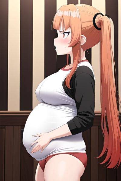 Anime Pregnant Small Tits 80s Age Angry Face Ginger Pigtails Hair Style Light Skin Black And White Bedroom Side View Working Out Latex 3663642755679442411 - AI Hentai - aihentai.co on pornintellect.com