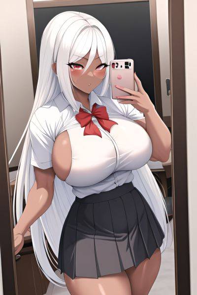 Anime Muscular Huge Boobs 50s Age Ahegao Face White Hair Straight Hair Style Dark Skin Mirror Selfie Car Front View Cooking Schoolgirl 3663673679444538157 - AI Hentai - aihentai.co on pornintellect.com