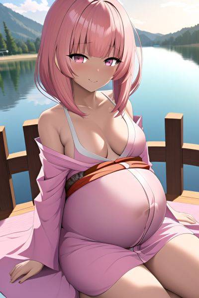 Anime Pregnant Small Tits 18 Age Seductive Face Pink Hair Bangs Hair Style Dark Skin 3d Lake Close Up View Sleeping Kimono 3663739389653724118 - AI Hentai - aihentai.co on pornintellect.com
