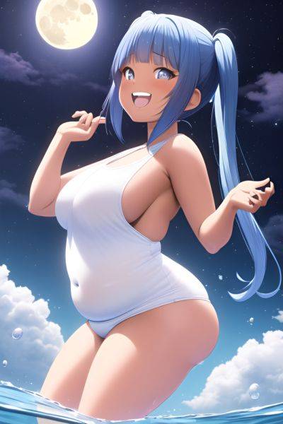 Anime Chubby Small Tits 30s Age Laughing Face Blue Hair Pigtails Hair Style Dark Skin 3d Moon Side View Bathing Teacher 3663886279272997659 - AI Hentai - aihentai.co on pornintellect.com