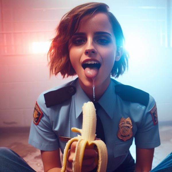 Caught by Officer Emma Watson! (AI) - erome.com on pornintellect.com