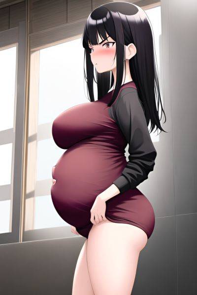 Anime Pregnant Small Tits 60s Age Angry Face Black Hair Bangs Hair Style Light Skin Warm Anime Strip Club Side View Yoga Fishnet 3664462235462527449 - AI Hentai - aihentai.co on pornintellect.com