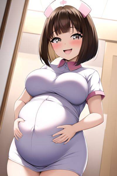 Anime Pregnant Small Tits 60s Age Laughing Face Brunette Bobcut Hair Style Light Skin Soft + Warm Mall Close Up View T Pose Nurse 3664837185569649336 - AI Hentai - aihentai.co on pornintellect.com