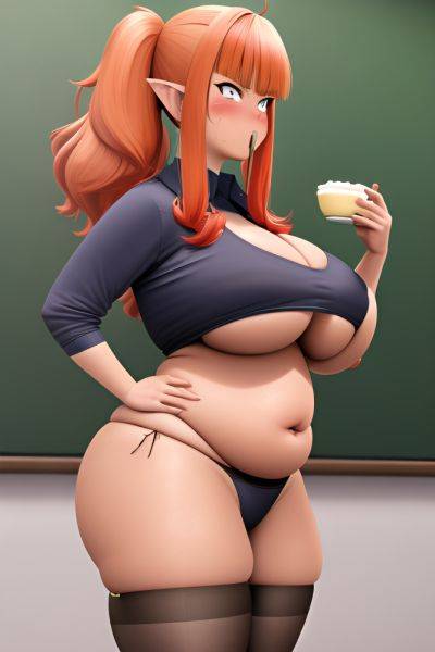 Anime Chubby Huge Boobs 70s Age Angry Face Ginger Pixie Hair Style Dark Skin 3d Strip Club Side View Eating Teacher 3664960878853641454 - AI Hentai - aihentai.co on pornintellect.com