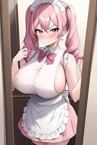 Anime Skinny Huge Boobs 18 Age Serious Face Pink Hair Pigtails Hair Style Light Skin Mirror Selfie Bus Back View On Back Maid 3665065246747810662 - AI Hentai - aihentai.co on pornintellect.com