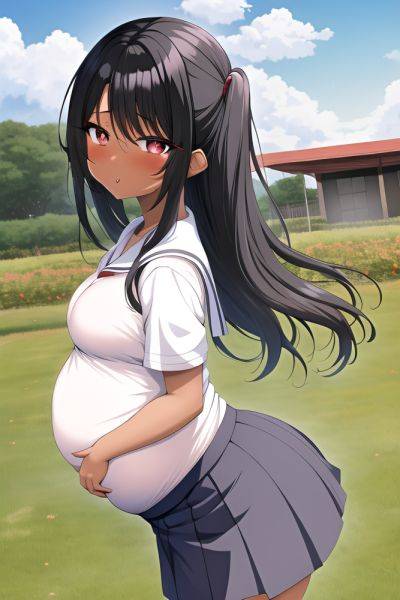 Anime Pregnant Small Tits 80s Age Ahegao Face Black Hair Slicked Hair Style Dark Skin Crisp Anime Meadow Side View Yoga Schoolgirl 3665188940031772271 - AI Hentai - aihentai.co on pornintellect.com
