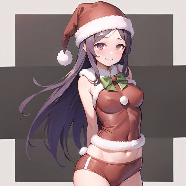 Mejiro Dober Umamusume 1girl Bell Blush Bow Christmas Ears Through Headwear Fur Trimmed Headwear Fur Trim Hat Hat Bow Horse, 3641099669 - AIHentai - aihentai.co on pornintellect.com
