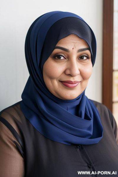 Mature hijab teasing - ai-porn.ai on pornintellect.com