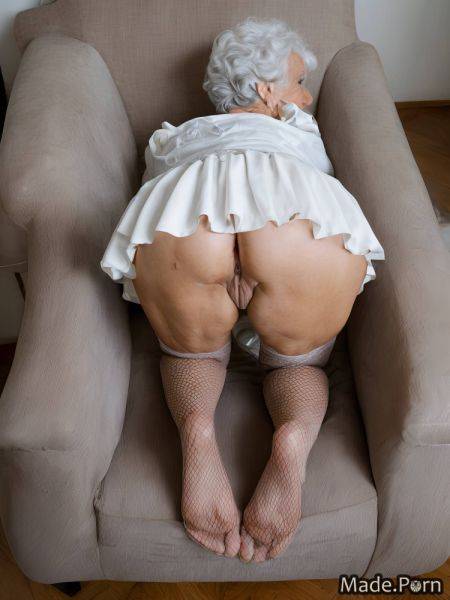 Micro skirt back view gigantic boobs mini skirt pawg doggystyle white hair AI porn - made.porn on pornintellect.com