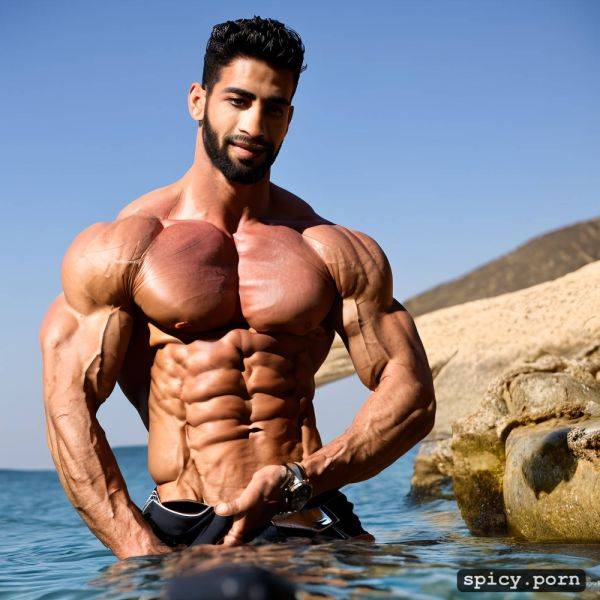 Masterpiece, caucasian ethnicity, lebaneese, bodybuilder, lean body - spicy.porn on pornintellect.com