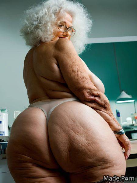 Fat thighs nude slutty night glasses long legs AI porn - made.porn on pornintellect.com