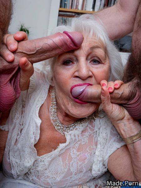 Skinny long fingernails deepthroat woman piercing lipstick blowjob AI porn - made.porn on pornintellect.com