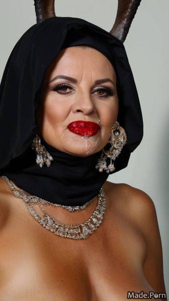 Nude fairer skin woman necklace niqab vampire nun AI porn - made.porn on pornintellect.com