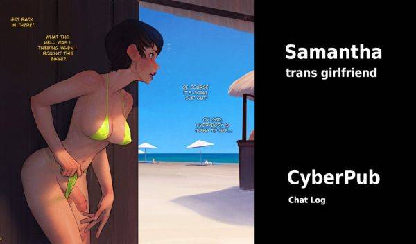 Samantha (trans GF at the beach) - CyperPub AI chat log - erome.com on pornintellect.com