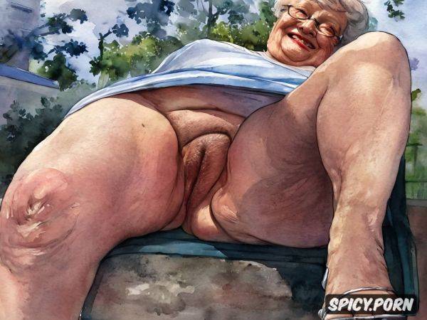 Hary pubis, upskirt, cellulite legs, 89 years old fat grandma - spicy.porn on pornintellect.com