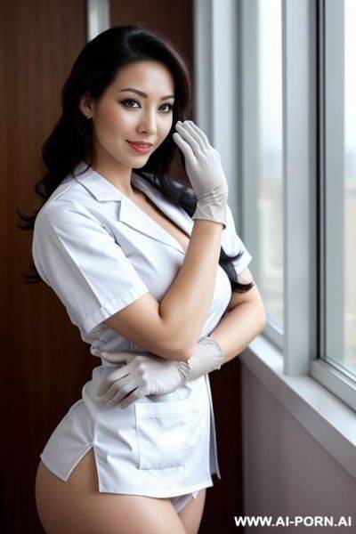 Nurse with gloves - ai-porn.ai on pornintellect.com