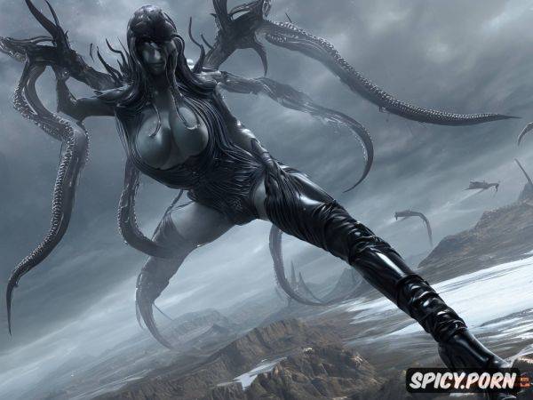 Xenomorph tentacles aggressively copulating with woman, aliens movie - spicy.porn on pornintellect.com